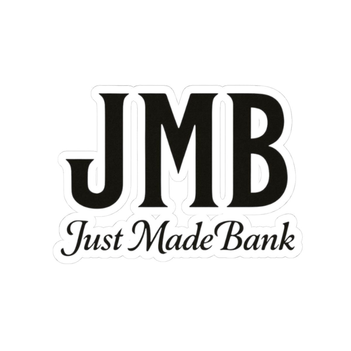 Custom JMB Kiss-Cut Stickers – Perfect for Laptops, Notebooks, and More