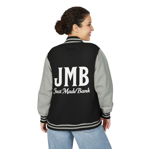 Letterman Jacket — 'JMB Just Made Bank' Varsity Jacket