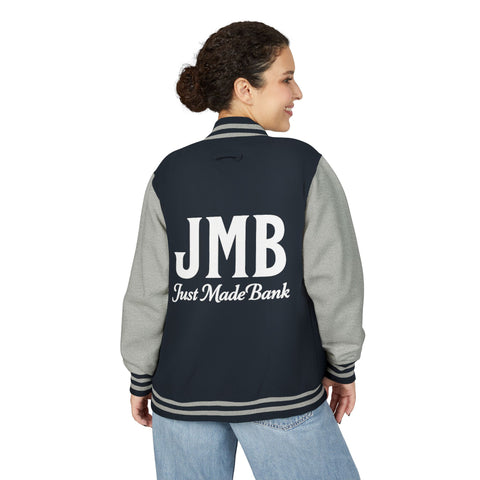 Letterman Jacket — 'JMB Just Made Bank' Varsity Jacket